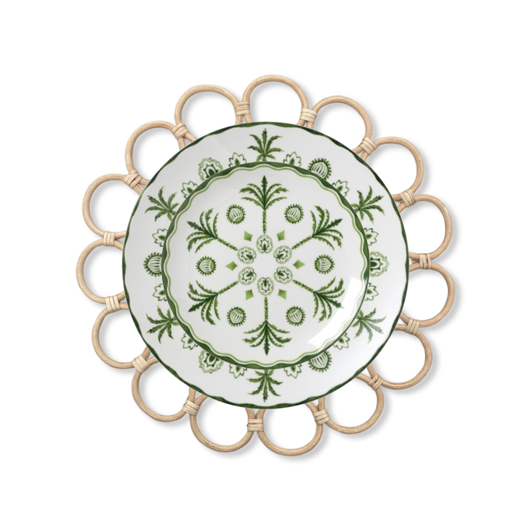 Rattan Natural Charger Plate