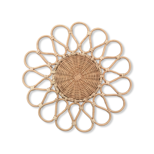 Rattan Natural Charger Plate