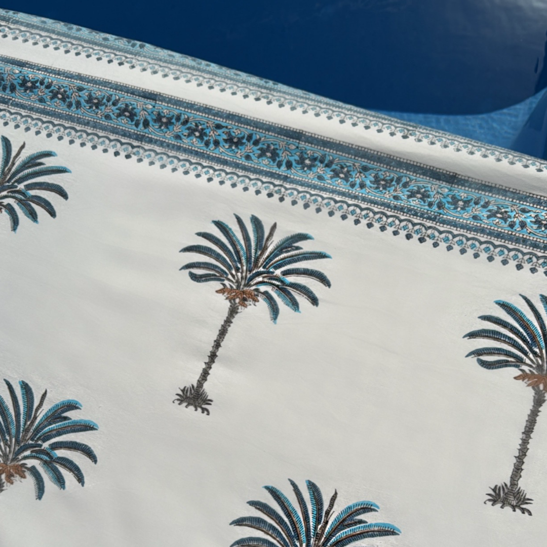 Blue Palm tree